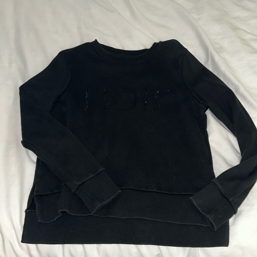 Black “noir” Banana Republic sweater